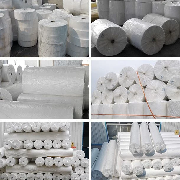 40 Gsm ไม่ทอสำหรับผ้าปูที่นอนสักลายสปา